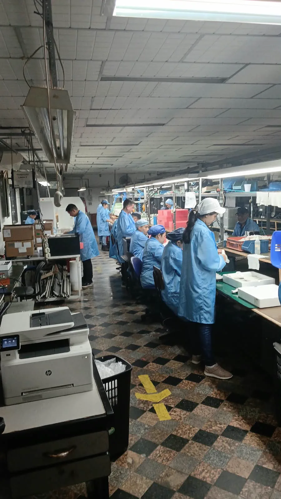 Equipe da GSI na produção